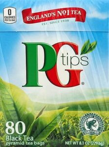 pg tips black tea