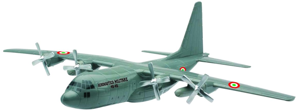 NewRay 20113-SS Lockheed C-130 Hercules Aeronautica Militare Model Military Plane