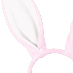 Beistle Soft-Touch Bunny Ears Pink & White