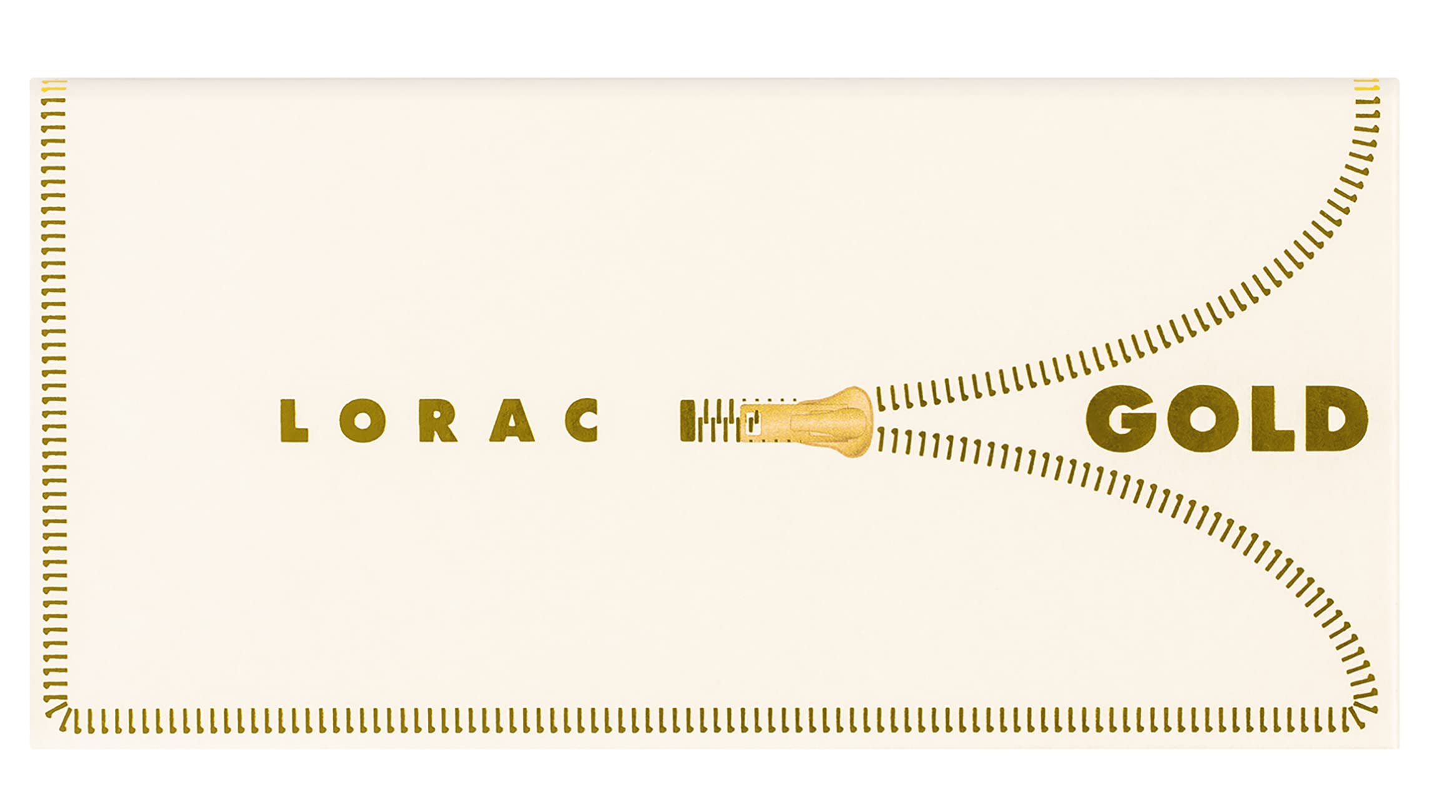 LORAC Unzipped Matte & Glitter Eyeshadow Palette, Gold | Cruelty Free, Gluten Free, Vegan