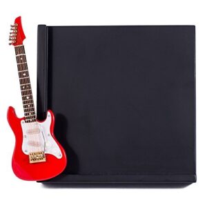 Broadway Gift Red Electric Guitar Decorative Classic Black 5x7 Picture Frame