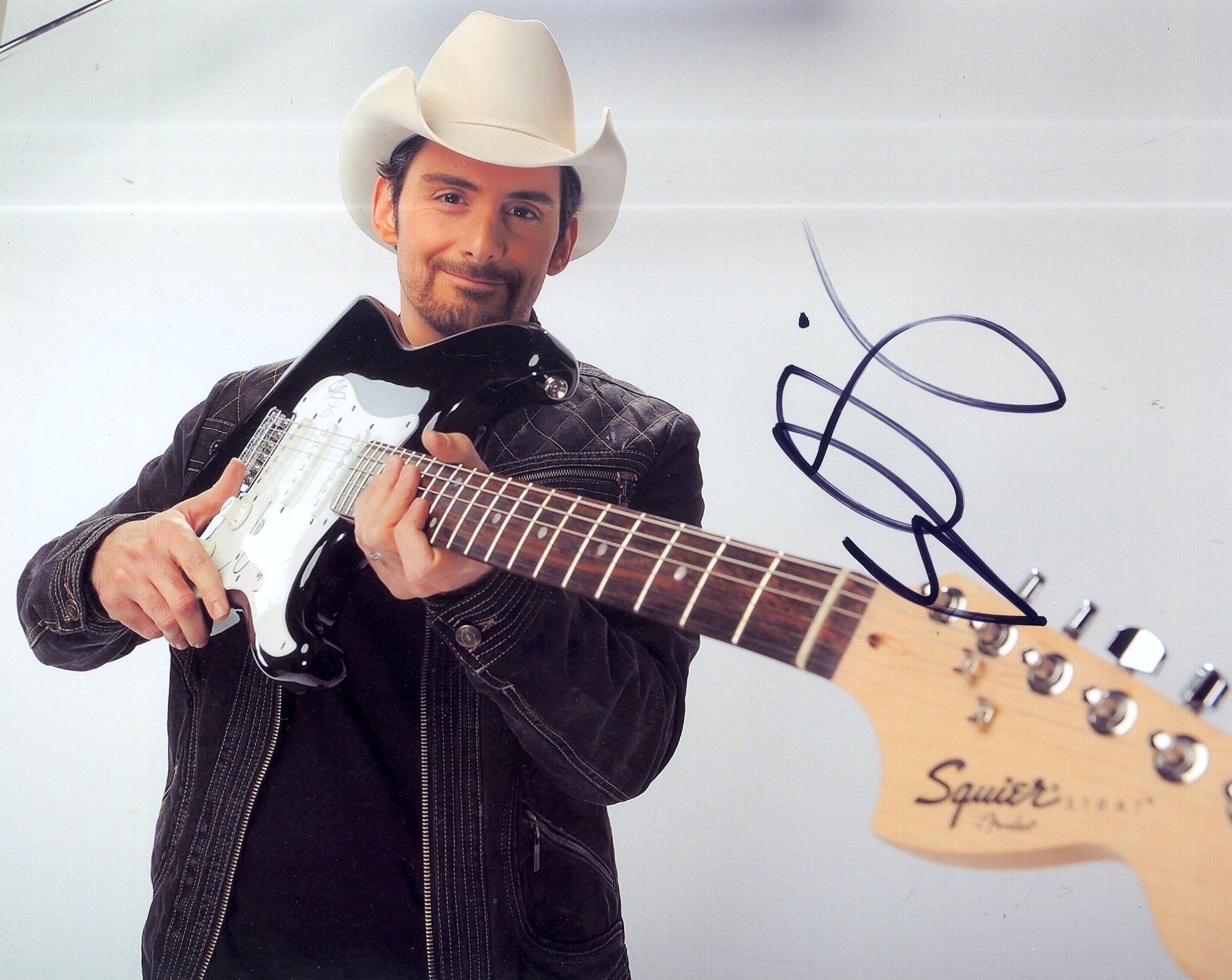 Kirkland Brad Paisley 8 X 10 Photo Display Autograph on Glossy Photo Paper