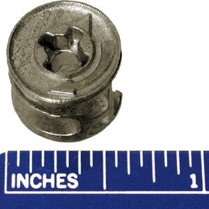 15mm x 12mm Cam Lock Disc Nut Furniture Connector Fastener (1 Package of 10 Pieces)