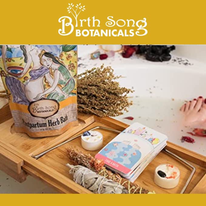 Birth Song Botanicals Postpartum Herbal Sitz Bath for, Soothing Recovery, 8 oz Bag