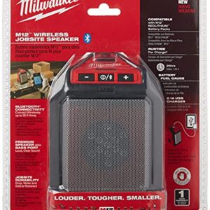 Milwaukee 2592-20 M12 Wireless Jobsite Speaker