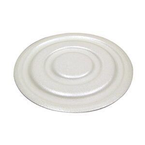 pactiv foam white round cake circle, 9 inch - 125 per case.