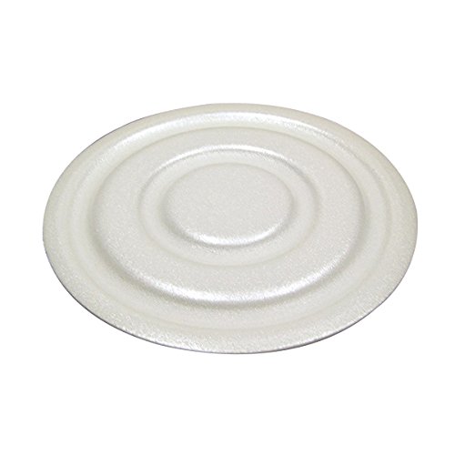 Pactiv Foam White Round Cake Circle, 9 inch - 125 per case.