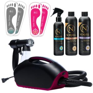 fascination spray tanning kit machine bundle with tanning solutions and prep spray
