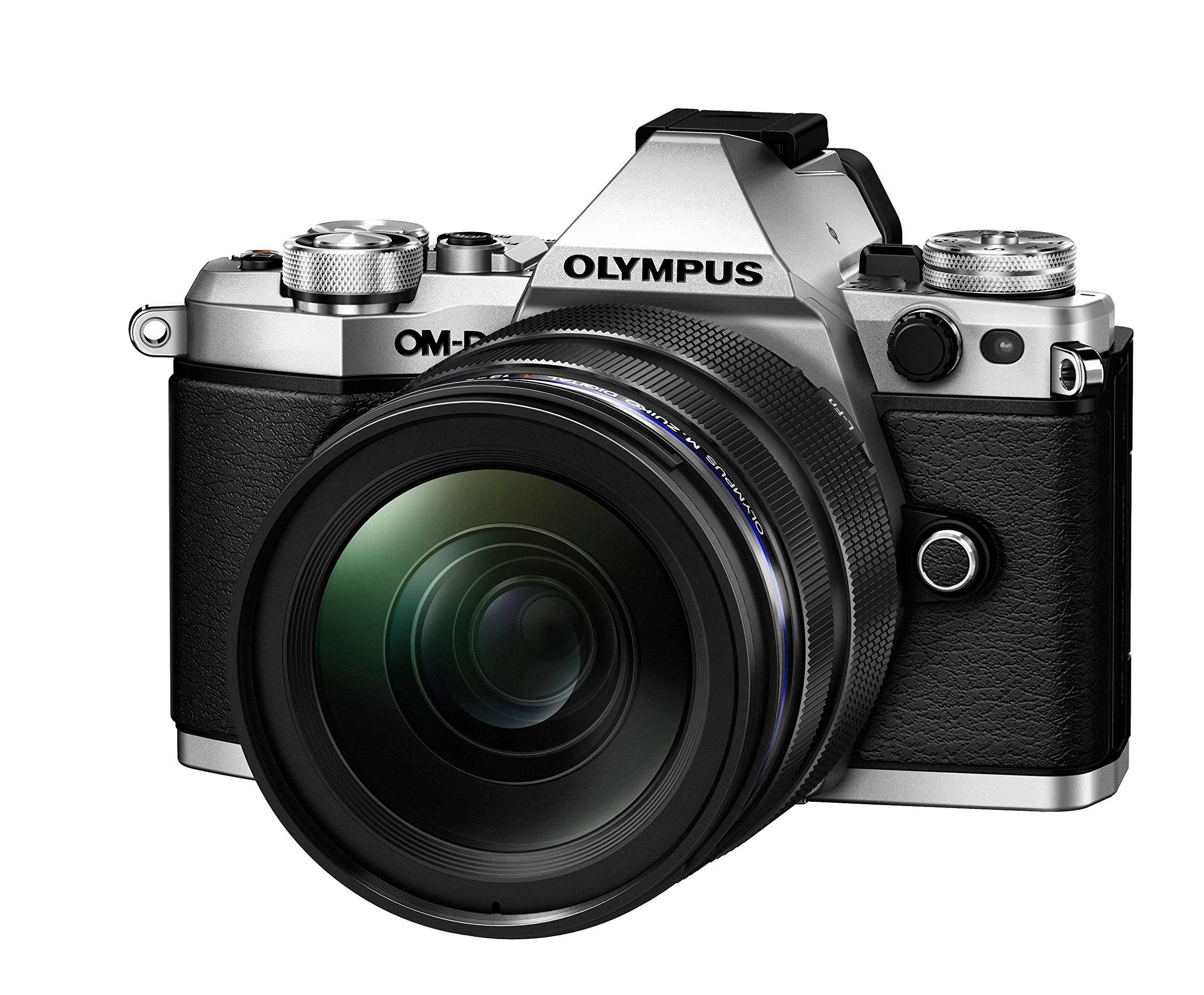 Olympus OM-D E-M5 Mark II Kit, Micro Four Thirds System Camera (16.1 Megapixel, 5-Axis Image Stabilisation, Electronic Viewfinder) + M.Zuiko 12-40 mm PRO Universal Zoom, Silver/Black