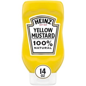 heinz yellow mustard, 14 oz