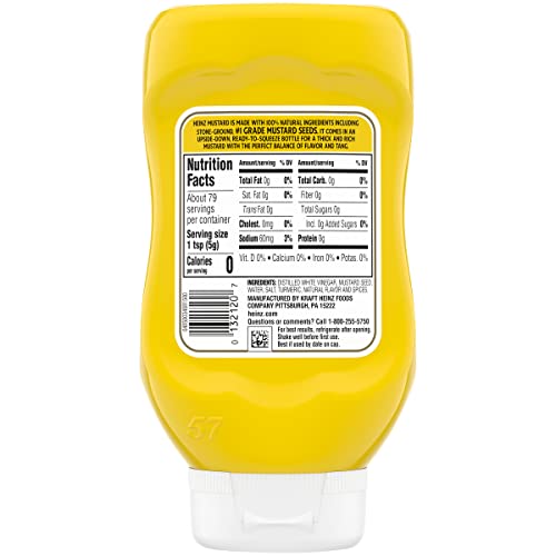 Heinz Yellow Mustard, 14 oz