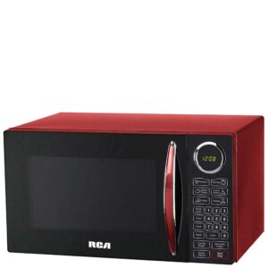 rca rmw953-red microwave oven, 900 watts with 10 power levels, red