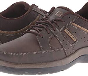 Rockport Men's Get Your Kicks Blucher, Brown, 9.5 Wide