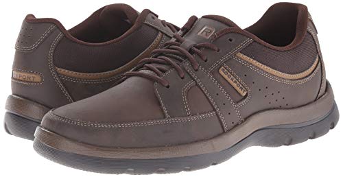 Rockport Men's Get Your Kicks Blucher, Brown, 9.5 Wide