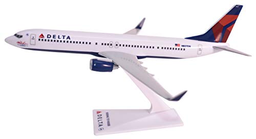 Flight Miniatures Delta 737-900ER (07-Cur) 1:200 Scale - Miniature Model Airplane Plastic Snap-Fit - Authentic Replica of Delta Airlines Livery - Part #ABO-73790H-008