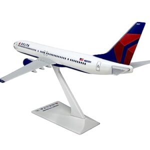 Flight Miniatures Delta 737-900ER (07-Cur) 1:200 Scale - Miniature Model Airplane Plastic Snap-Fit - Authentic Replica of Delta Airlines Livery - Part #ABO-73790H-008