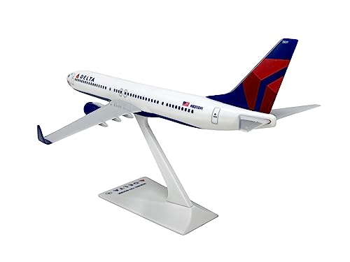 Flight Miniatures Delta 737-900ER (07-Cur) 1:200 Scale - Miniature Model Airplane Plastic Snap-Fit - Authentic Replica of Delta Airlines Livery - Part #ABO-73790H-008