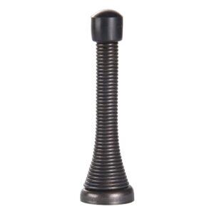 east west consolidated 61965-2 oil rubbed bronze flexible steel spring door stop stopper (pack of 2)