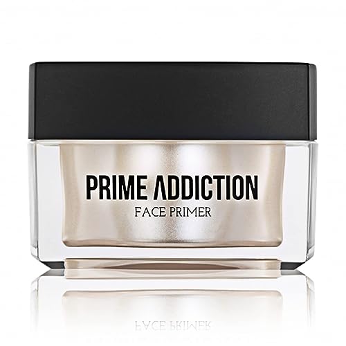 Frankie Rose Cosmetics Prime Addiction Face Primer – Perfect for Dry, Sensitive, Combination, Normal & Oily Skin – Moisturizing, Nourishing & Colorless Makeup Primer - 1.05 oz. (30 grams)