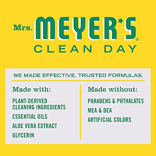 MRS. MEYER'S CLEAN DAY Liquid Dish Soap, Biodegradable Formula, Honeysuckle, 16 fl. oz