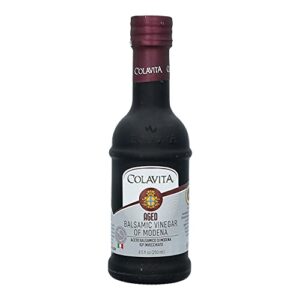 colavita aged balsamic vinegar of modena igp, 3 years, 8.5 floz, glass bottle