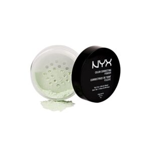 nyx professional makeup color correcting powder, green, 0.21 ounce
