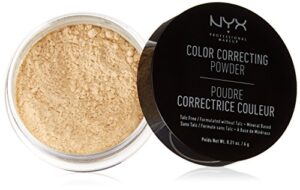 nyx professional makeup color correcting powder, banana, 0.21 ounce