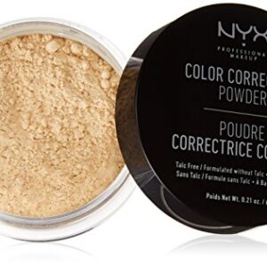 NYX PROFESSIONAL MAKEUP Color Correcting Powder, Banana, 0.21 Ounce