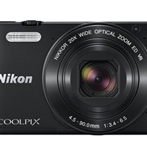 Nikon COOLPIX S7000 Digital Camera (Black) - International Version (No Warranty)