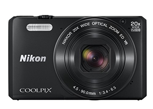 Nikon COOLPIX S7000 Digital Camera (Black) - International Version (No Warranty)