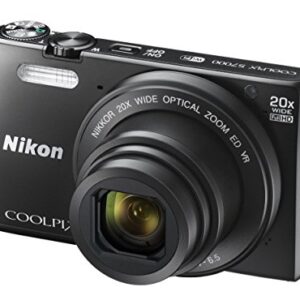 Nikon COOLPIX S7000 Digital Camera (Black) - International Version (No Warranty)