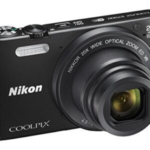 Nikon COOLPIX S7000 Digital Camera (Black) - International Version (No Warranty)