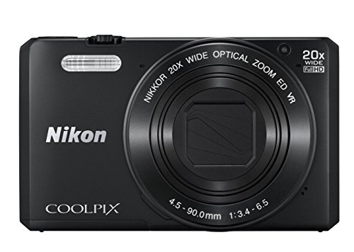 Nikon COOLPIX S7000 Digital Camera (Black) - International Version (No Warranty)