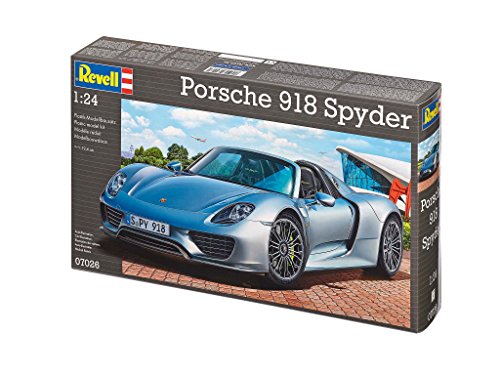 Revell of Germany 07026 Porsche 918 Spyder Model Kit, 19.4 cm Length, Various