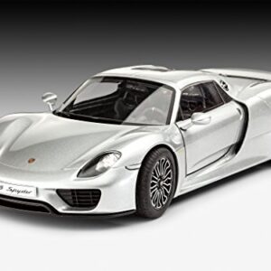 Revell of Germany 07026 Porsche 918 Spyder Model Kit, 19.4 cm Length, Various