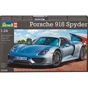 Revell of Germany 07026 Porsche 918 Spyder Model Kit, 19.4 cm Length, Various