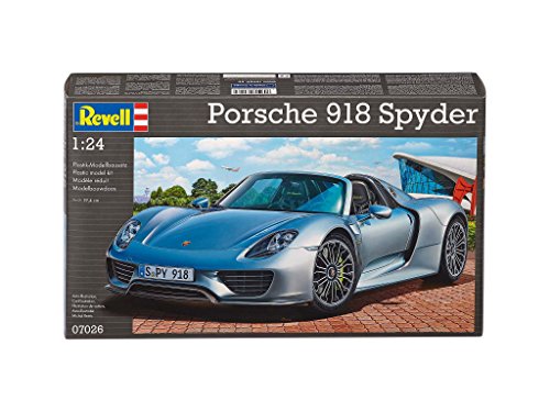 Revell of Germany 07026 Porsche 918 Spyder Model Kit, 19.4 cm Length, Various