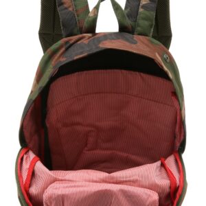 Herschel Pop Quiz Backpack, Woodland Camo/Multi Zip, Classic 22L