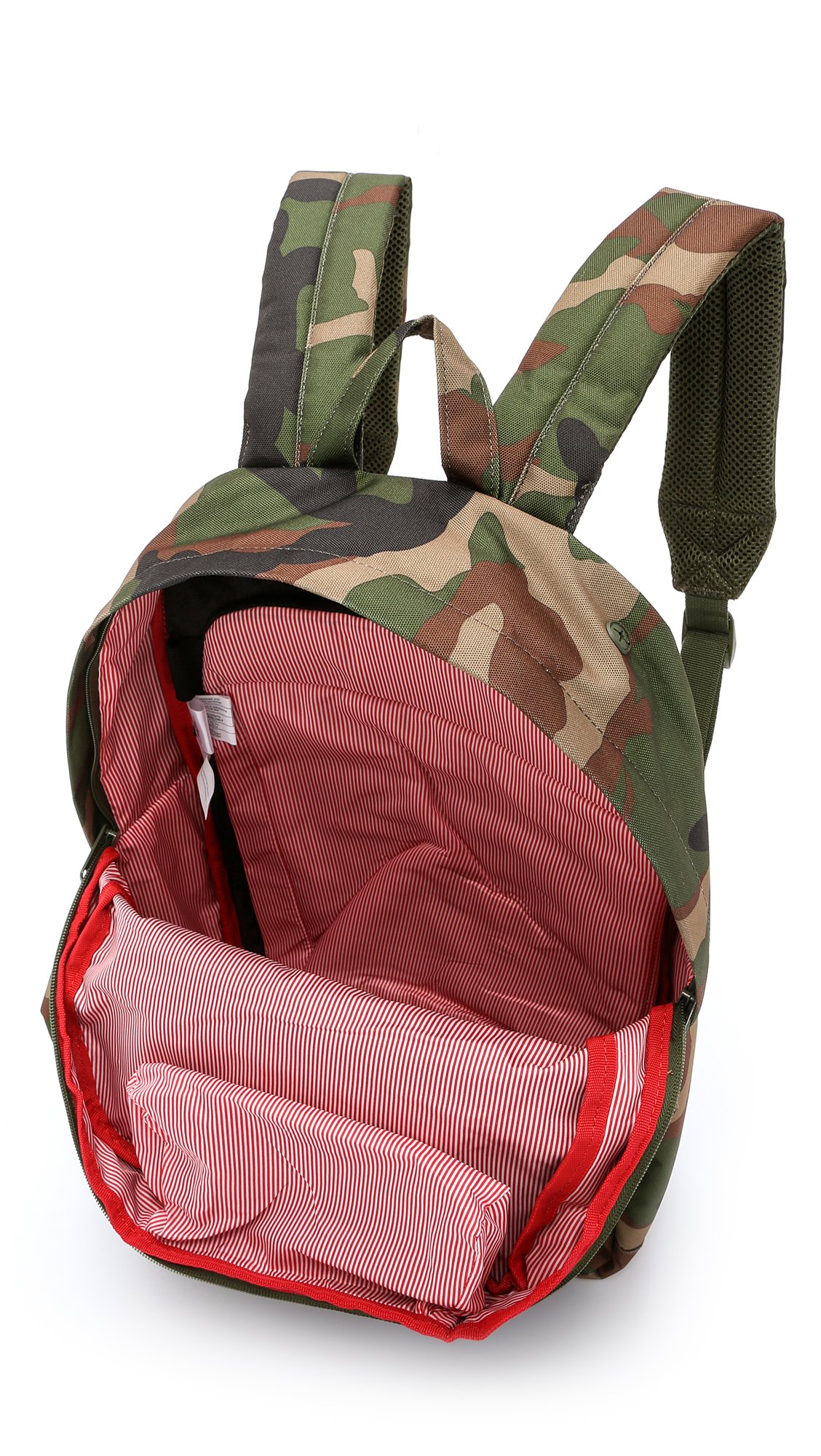 Herschel Pop Quiz Backpack, Woodland Camo/Multi Zip, Classic 22L