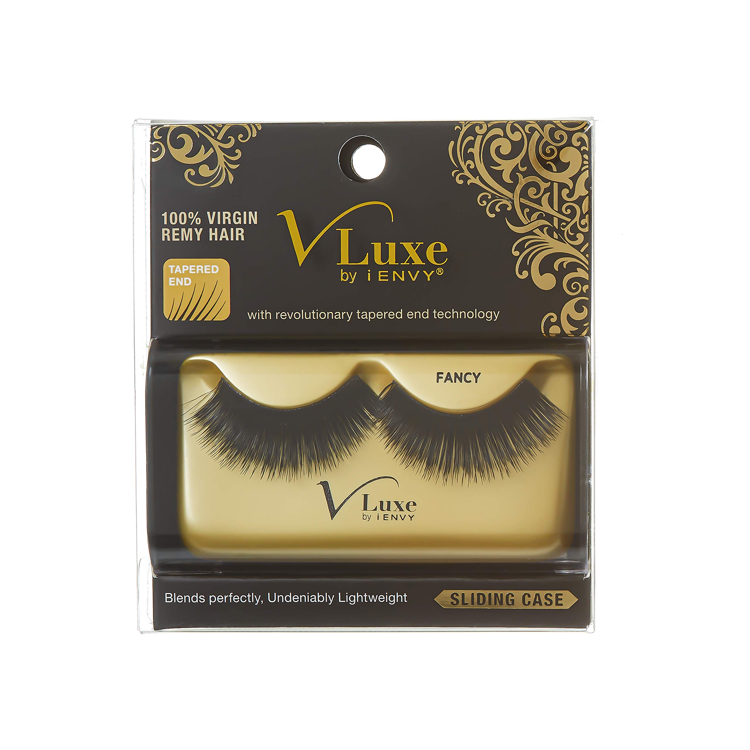 Kiss Vluxe by I Envy 100% Virgin Remy Human Hair Eyelashes Fancy VLE06