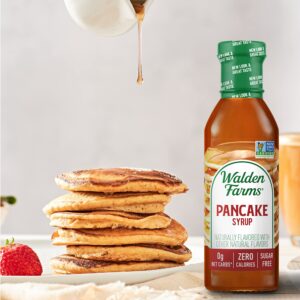 Walden Farms Pancake Syrup 12 oz. (Pack of 2) Sweet Syrup - Near Zero Fat, Sugar and Calorie - For Pancakes, Waffles, French Toast, Ice Cream, Desserts, Snacks, Appetizers and Many More