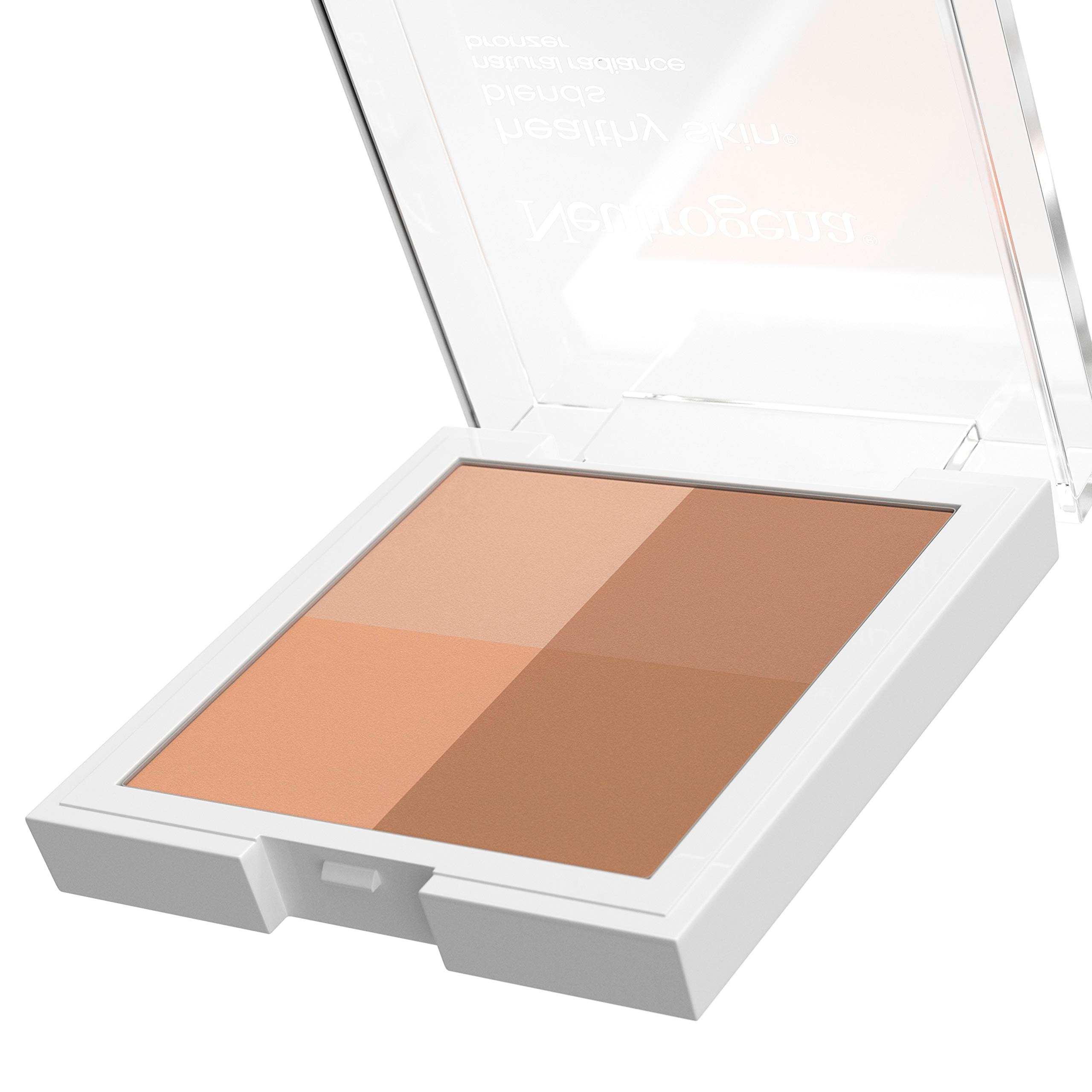 Neutrogena Healthy Skin Blends Powder Blush Makeup Palette, Illuminating Pigmented Blush with Vitamin C & Botanical Conditioners for Blendable, Buildable Application, 30 Sunkissed.3 oz