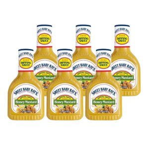 sweet baby ray's dipping sauce, honey mustard (14 ounce (pack of 6))