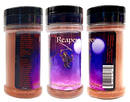 Carolina Reaper Chili Powder World's Wicked Reaper Hottest Powder 2 ounces