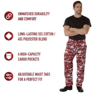 Rothco BDU Pant, Red Digital Camo, Medium