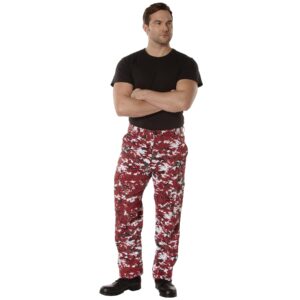 Rothco BDU Pant, Red Digital Camo, Medium