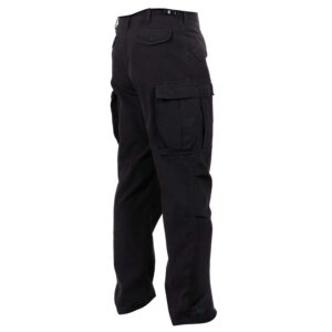 Rothco Vintage M-65 Field Pants, Black, Medium
