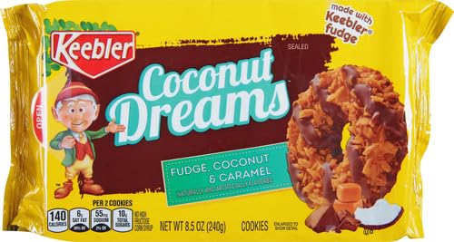 Keebler Fudge Cookies, Coconut Dreams, 8.5oz