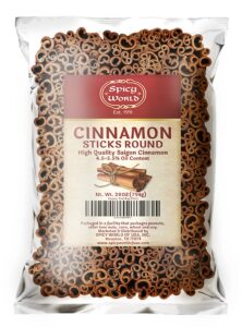 spicy world cinnamon sticks 1.75 pound bulk bag - 150 to 175 sticks - strong aroma, perfect for baking, cooking & beverages - 3+ inches length - cassia saigon cinnamon from vietnam 28 oz