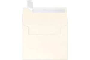 luxpaper a2 invitation envelopes | peel & press | 4 3/8" x 5 3/4" | champagne metallic | 80lb. text | 50 qty
